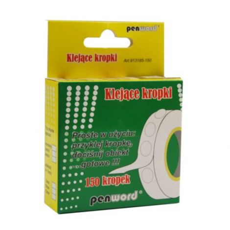 Kropki klejące Penword 150szt, 5.0mm